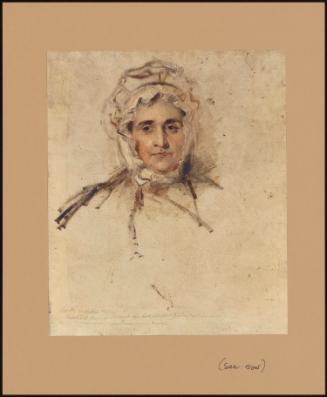 Portrait Of Lucy Lawrence, The Artist's Mother, A Sketch