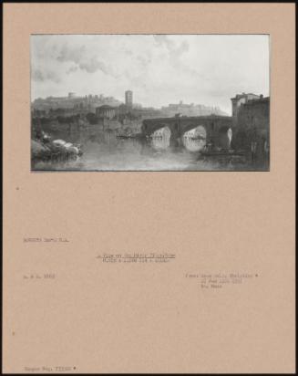 A View on the River Tiber, Rome