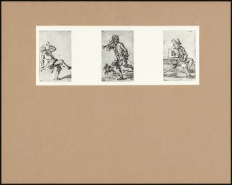 3 Of Nine Drawings For The Versos Of Playing Cards