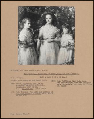 The Sisters - Portraits Of Effie, Mary And Alice Millais.