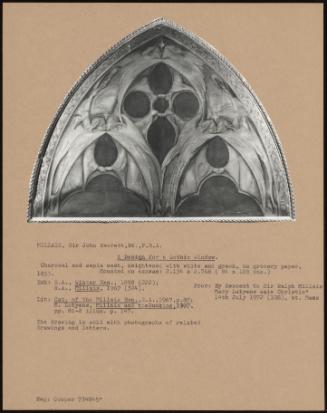 A Design For A Gothic Window