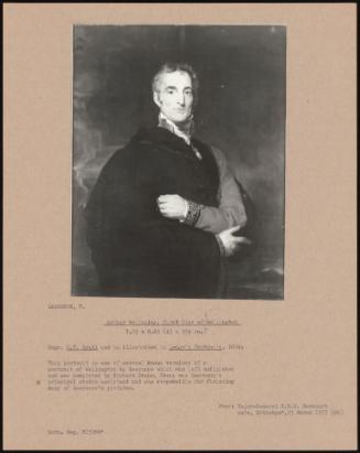 Arthur Wellesley, First Duke Of Wellington