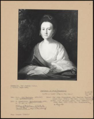 Portrait of Miss Hippisley