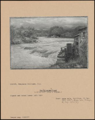 The Llugwy In Flood