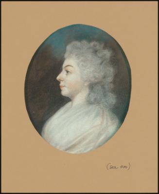 Portrait Of A Woman Traditionally Identified As Sarah Siddons, In Profile To The Left