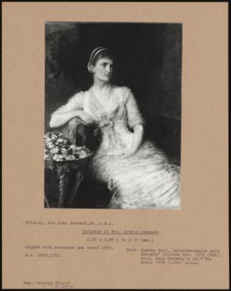 Portrait Of Mrs. Arthur Kennard.