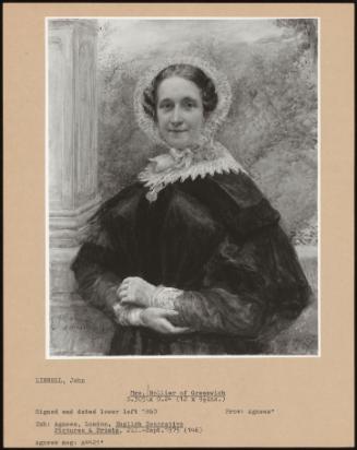 Mrs. Hollier Of Greenwich