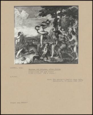 Bacchus And Ariadne, After Titian