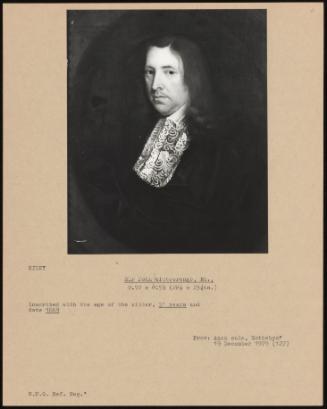 Sir John Wittewronge, Bt.,