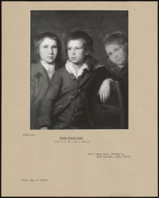 Three School Boys