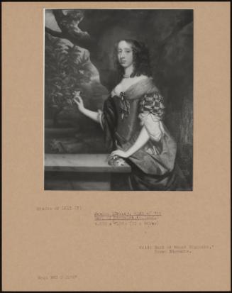 Jemina (Crewe), Wife Of 1st Earl Of Sandwich. (M. 1642. )