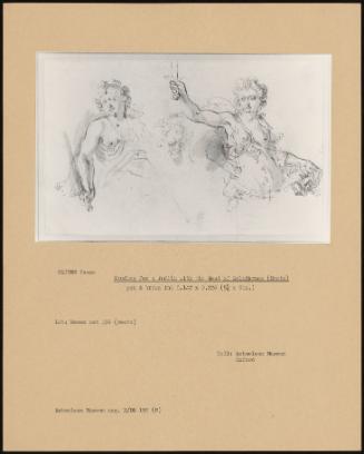 Studies For A Judith With The Head Of Holofernes (Recto)