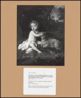 Portrait Of Lady Isabella Stuart (+1680), Daughter Of James Ii And Mary Of Modena; As An Infant With A Lamb