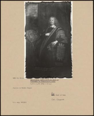 Edward Hyde (160-1674) 1st Earl Of Clarendon In Chancellor's Robes