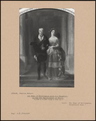 1st Duke Of Wellington With His Daughter-In-Law The Marchioness Of Douro