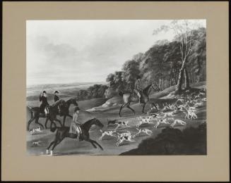 The Belvoir Hunt–Going to Cover