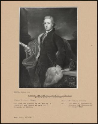 William, 5th Duke Of Devonshire (1748-1811)