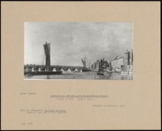 Westminster Bridge With Neighbouring Houses