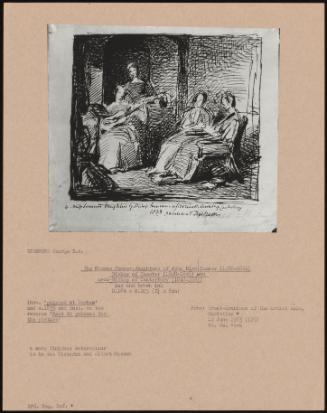 The Misses Sumner,Daughters Of John Bird Sumner (1780-1862) Bishop Of Chester (1828-1848) And Archbishop Of Canterbury (1848-1862)