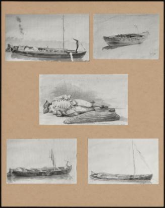 Boats & Figures. Seven Sketches (5)