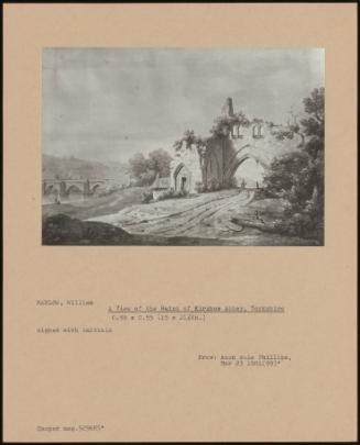 A View Of The Ruins Of Kirkham Abbey, Yorkshire