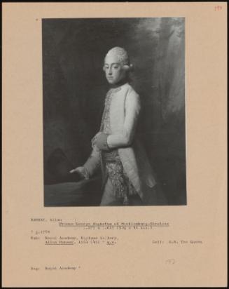 Prince George Augustus Of Mecklenburg-Strelitz