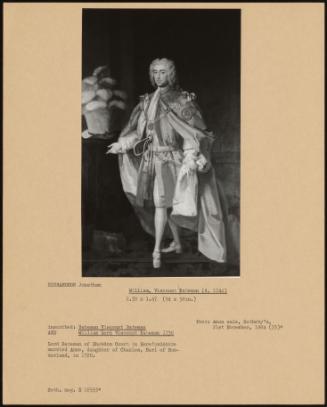 William, Viscount Bateman D. 1744