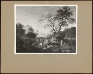Classical Landscape with Figures and Cattle
