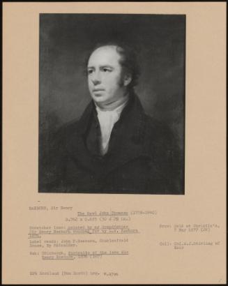 The Revd John Thomson (1778-1840)