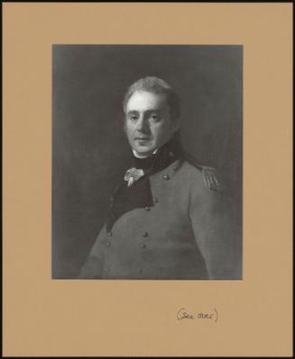 Portrait Of An Officer In A Red Coat