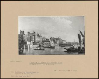 A View Of The Thames With Montagu House