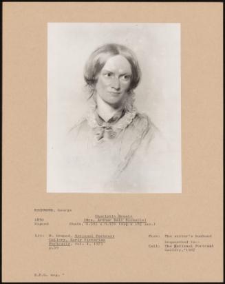 Charlotte Bronte; (Mrs. Arthur Bell Nicholls)