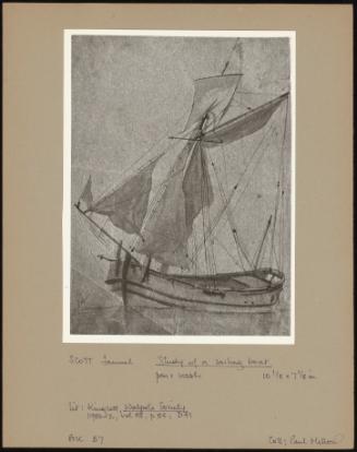 Study of a sailing boat