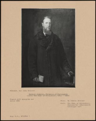 Spencer Compton, Marquess Of Hartington (Later 8th Duke Of Devonshire, 1833- 1908)