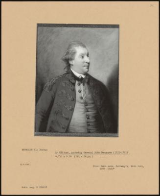 An Officer, Probably General John Burgoyne (1722-1792)