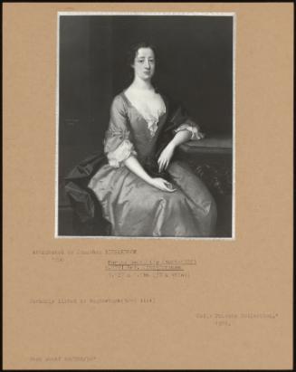 Martha Radcliffe (1688-1727) M.1721 Rev. John Fursman