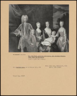 Sir John Cope, With His Wife Alice, And Children Monnaux, John, Anne And Elizabeth