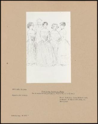 Four Young Ladies At A Party