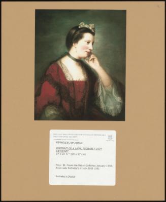 Portrait of a Lady, Probably Lady Cathcart