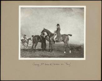George, 5th Duke Of Gordon, On Tiny With Hounds And Grooms
