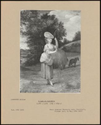 A Lady At Haymaking