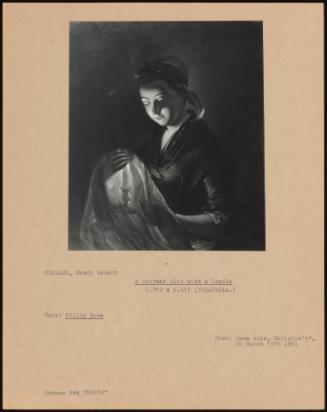 A Servant Girl With A Candle