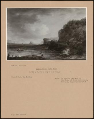 Coast Scene With Fort