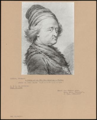 A Study Of An Old Man Wearing A Turban