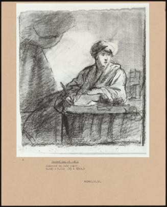 Seated Man at Table