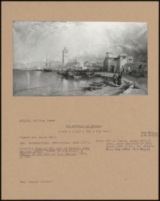 The Harbour Of Rhodes; Possibly View Of The Port Of Rhodes, With Ancient Tower, Listed In W.N. Solly, A Memoir Of The Life Of W.J. Muller, 1875 P. 334