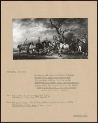 The Quorn, Sir Harry Goodricke's Hounds At The Kill, With George Mountford, The Huntsman Holding The Fox Aloft, Including Will Derry, The First Whipper-In, George Beers The Second Whipper-In, Walter Little Gilmour, Esq., And Lord Gardner