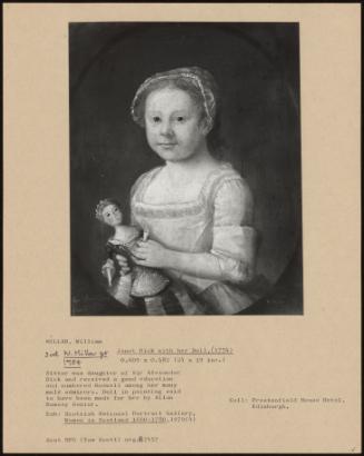 Janet Dick With Her Doll,(1754)