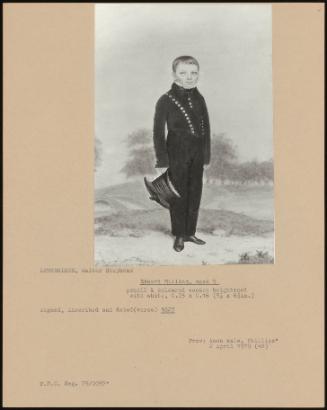 Edward Milling, Aged 9
