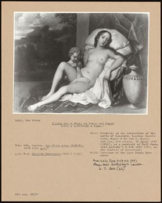 A Lady And A Child As Venus And Cupid